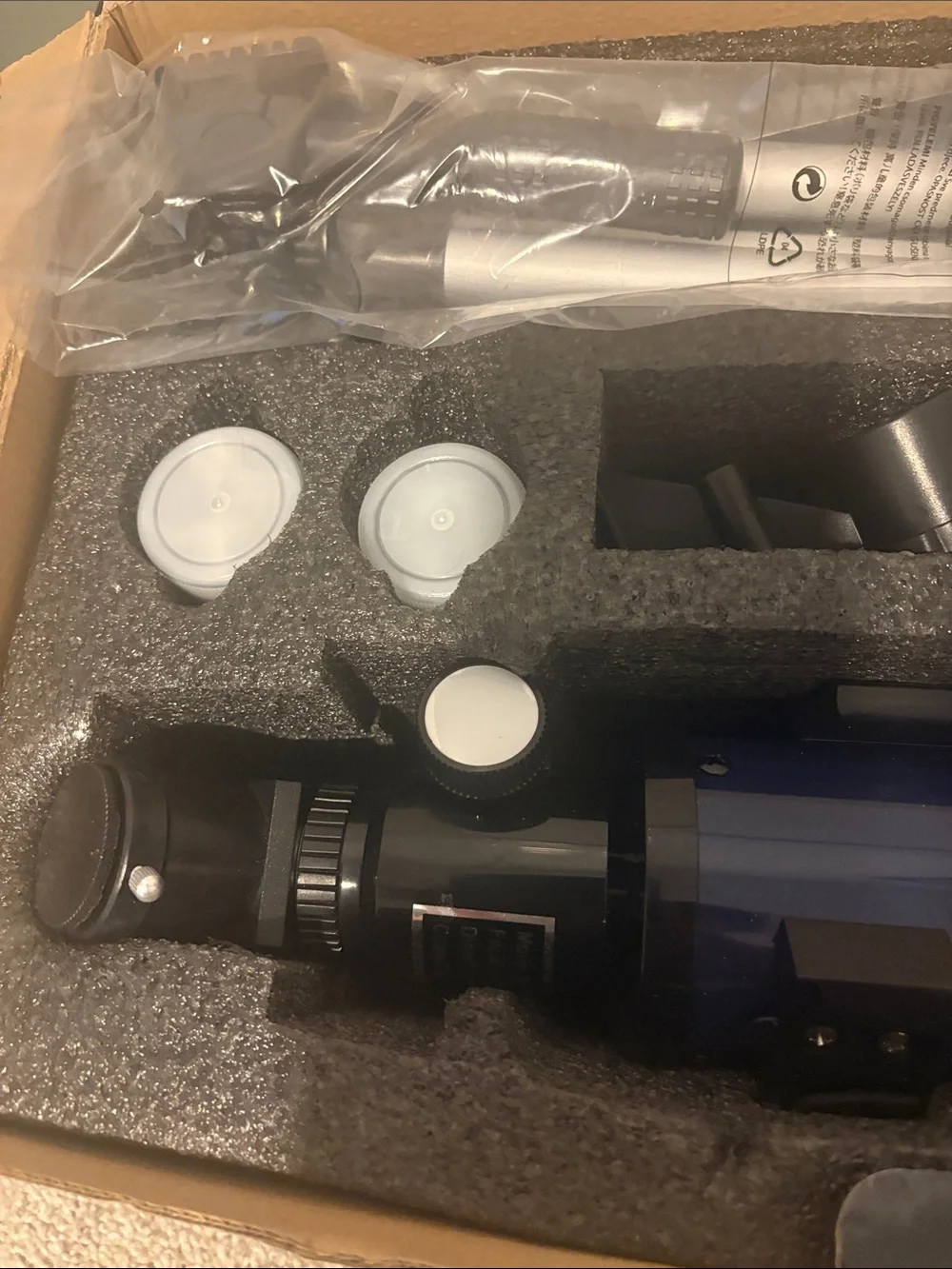 F360-70 Telescope – Blue Refractor with Tripod